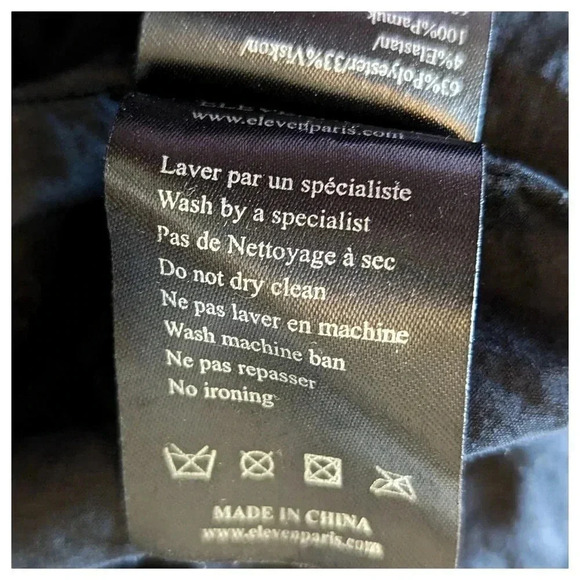 ELEVEN PARIS Faux Leather Circle Skirt Size 36 (S) - Picture 9 of 9